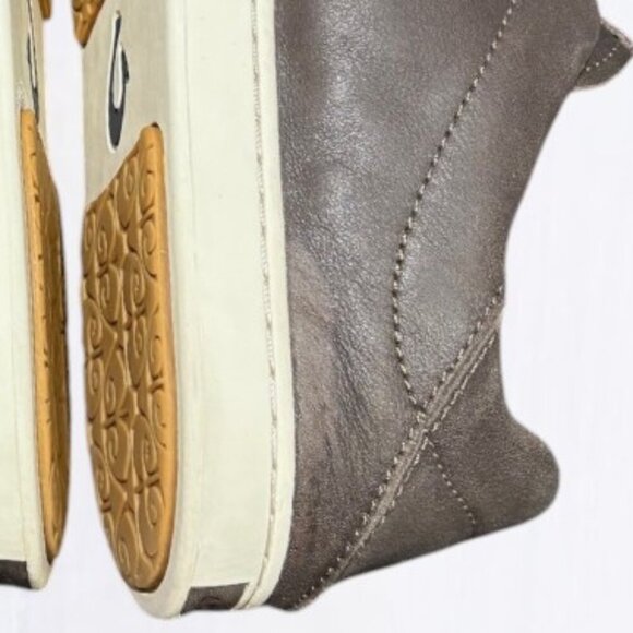 Olukai Pehuea Li 'Ili Dark Java (Brown) Size 9.5 - Picture 9 of 11